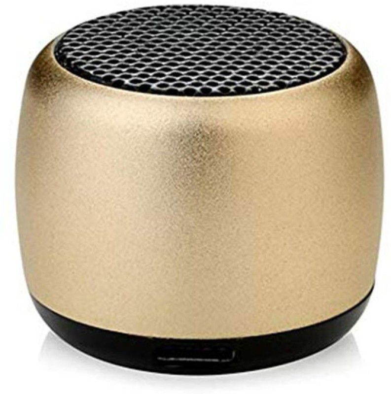 Uborn STEREO SOUND BLUETOOTH WIRELESS SPEAKER WITH IN BUILD MIC FOR HANDS FREE CALLING 10 W Bluetooth Speaker  (Gold, Stereo Channel)