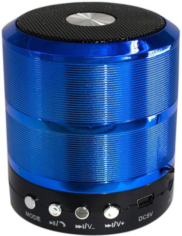 HighBoy WS-887 Wireless Portable Bluetooth Speaker with Hands Free Calling Functions, TF and USB Slot Compatible with All Android, Windows and iOS Devices 10 W Bluetooth Speaker  (Blue, 5.1 Channel)