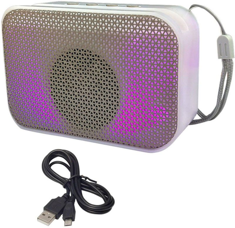 Zohlo 3D Bass mini Blast with High sound, Multi-function Speaker & LED Colors 5 W Bluetooth Speaker  (Grey, Stereo Channel)