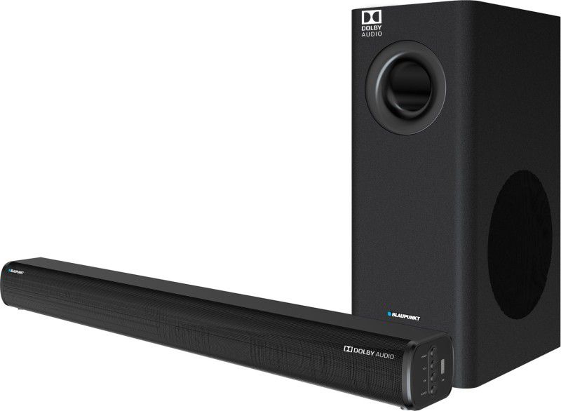 Blaupunkt SBW-01 Dolby Bluetooth Soundbar  (Black, 2.1 Channel)