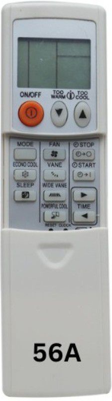 Upix SH-56A AC Remote Compatible for Mitsubishi AC (EXACTLY SAME REMOTE WILL ONLY WORK) Remote Controller  (White)