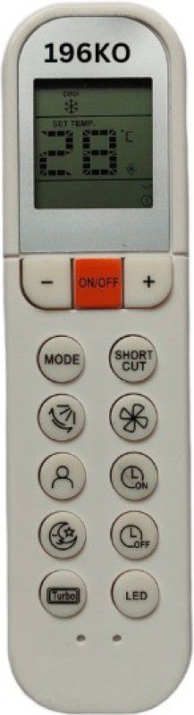 Upix SH-196KO AC Remote Compatible for Koryo AC (EXACTLY SAME REMOTE WILL ONLY WORK) Remote Controller  (White)