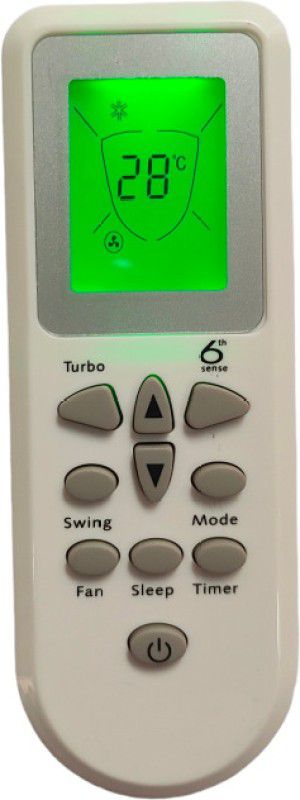 Upix SH-84 (with Backlight)AC Remote Compatible for Whirlpool AC (EXACTLY SAME REMOTE WILL ONLY WORK) Remote Controller  (White)