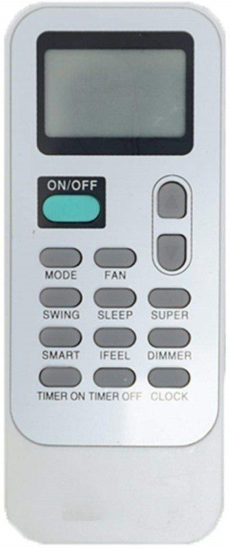 Piyush REMOTE NO 134 FOR AC. OLD REMOTE MUST BE SAME. Remote Controller  (Grey)