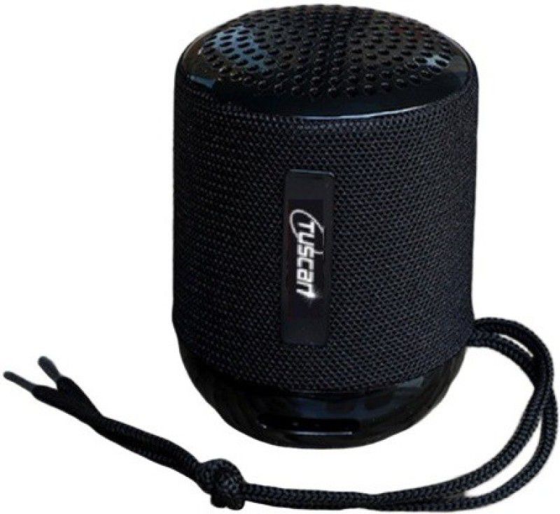 Tuscan Rechargeable Bluetooth Speaker with USB 5 W Bluetooth Speaker  (Black, 2.0 Channel)