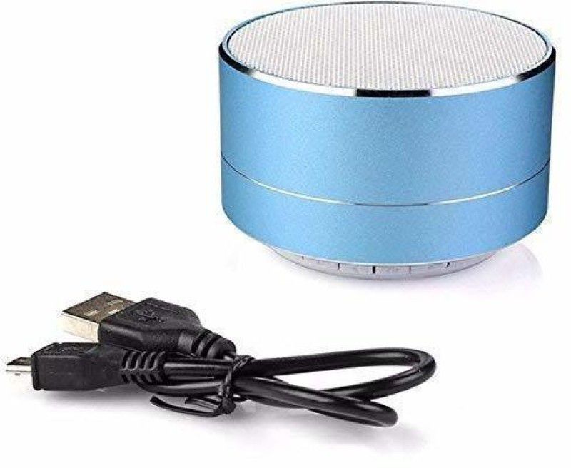 SYN SONS A10|Portable Speaker|3 Watt|Small|Mini Bluetooth Multimedia Speaker with FM/Micro SD Card Slot Compatible with All Android|iOS and Windows Smartphone Device 10 W Bluetooth Speaker  (Blue, Stereo Channel)