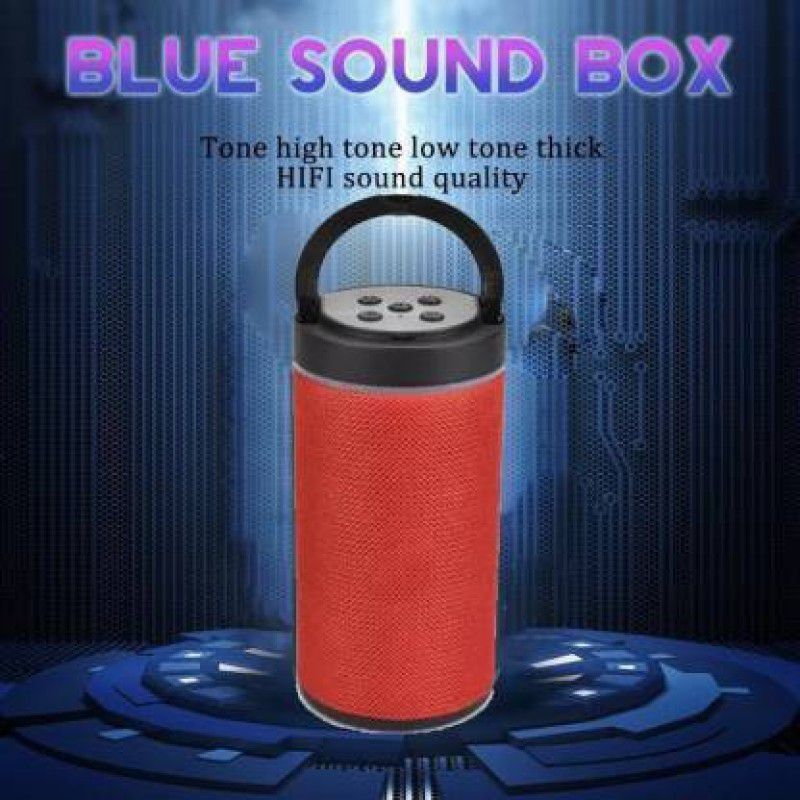 Borneo KT-125 Premium Shockproof & Bluetooth Speaker REA4 10 W Bluetooth Speaker  (Red, Stereo Channel)