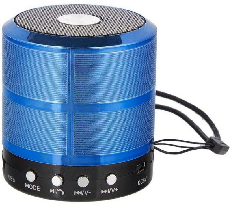 pinaaki High Loud Sound Quality Wireless Bluetooth Speaker TF,FM,AUX Supported (Fully Compatibility -Mobile/Laptop/Computer} 5 W Bluetooth Speaker  (Blue, 4.1 Channel)