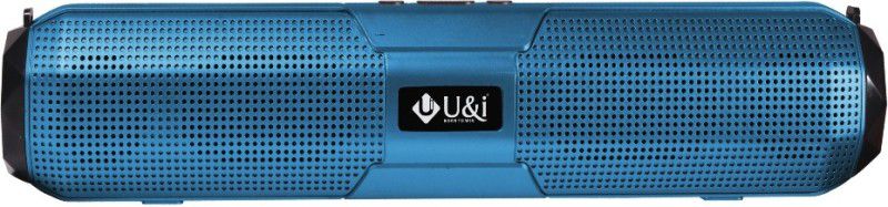 U&i Diamond Series 10W Bluetooth Soundbar with 6 Hours Battery Backup 10 W Bluetooth Speaker  (Blue, Stereo Channel)
