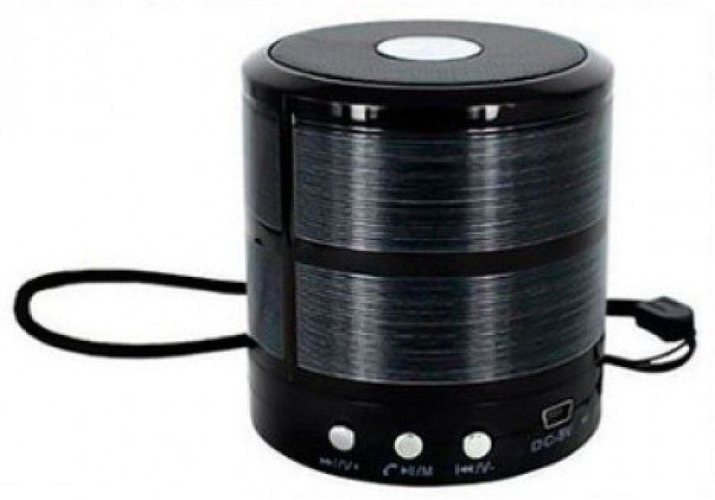 Clubics WS-887 Wireless Mini Bluetooth Portable Speaker with High Sound (Black) 10 W Bluetooth Speaker  (Black, 5.1 Channel)