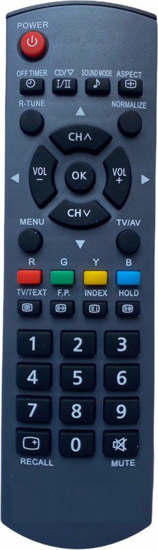 Upix SH-URC401A LCD/LED TV Remote Compatible for Panasonic LCD/LED TV (EXACTLY SAME REMOTE WILL ONLY WORK) Remote Controller  (Black)