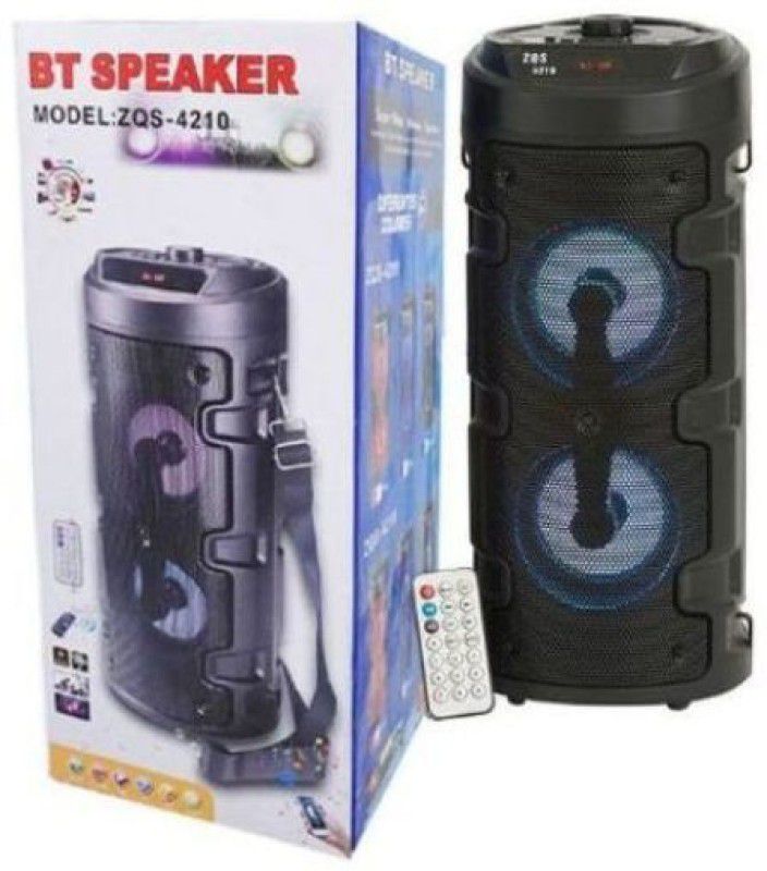 Clairbell JYK_726N ZQS 4210 Karaoke Speaker With Mic, Home Audio Party Tower Speaker 48 W Bluetooth Party Speaker  (Black, 4.1 Channel)