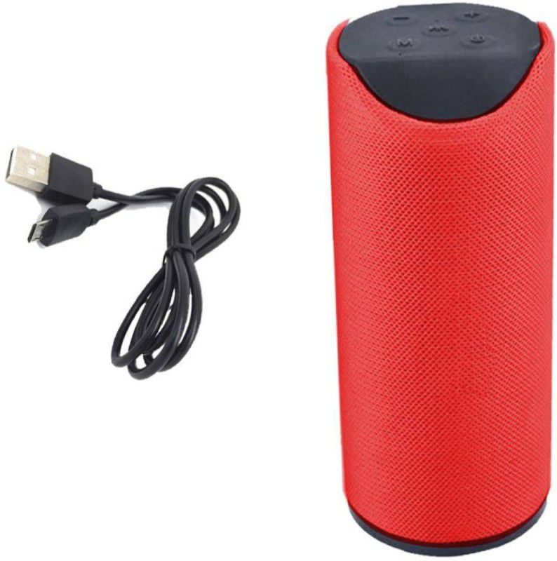 ATIASRAMA TOP SELLING |3D Ultra sound| Splashproof| Water resistant| Extra Baas Stereo sound quality | mini Home theatre| AUX supported| wireless Speaker| Long hour battery Life RedAT7 10 W Bluetooth Speaker  (Red, Stereo Channel)