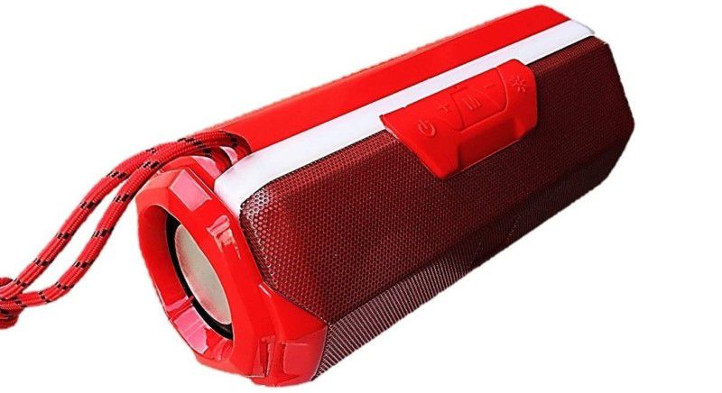 Alchiko A006 New Arrival Party Light With High Powerful Multi-Function For Indoor & Outdoor Compatible with All Smartphones 10 W Bluetooth Speaker  (Red, Stereo Channel)