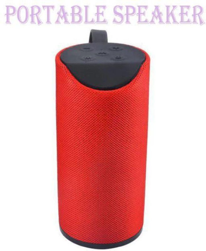 YODNSO 3D Amazing Thumping Deep Bass ound |Splashproof| Water resistant|Rock Beat Blast Stereo Good quality | mini Home theatre| mini Speaker |Mobile Holder |AUX supported| wireless Speaker 10 W Bluetooth Speaker  (Red, Stereo Channel)