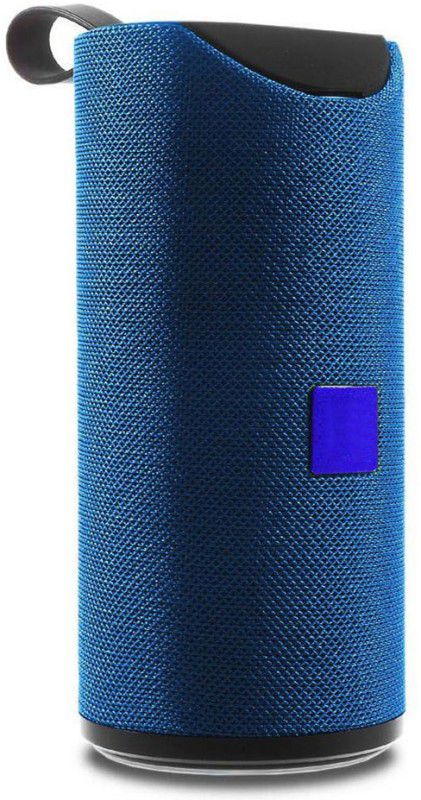 Techobucks Wireless Rechargeable TG-113 Bluetooth Speaker with 3D Sorrund Sound | Mini High Sound Dj| Poratble, in-Built FM, AUX support 10 W Bluetooth Speaker  (Blue, Stereo Channel)