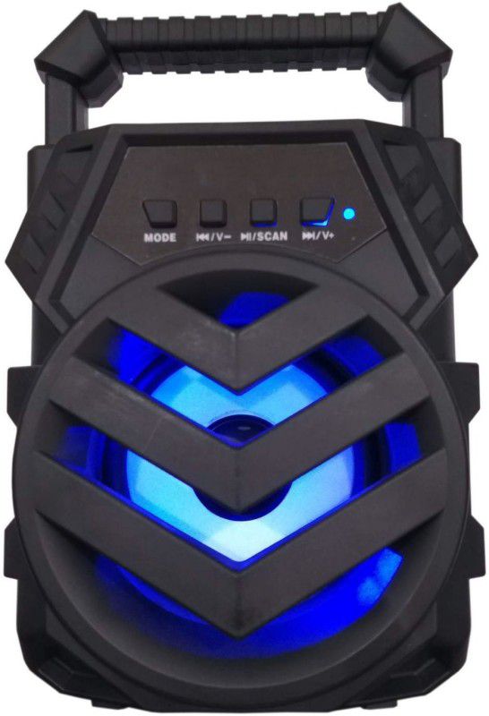 Techobucks Wireless High sound quality |3D sound| Splash proof| Deep Baas Stereo sound quality Ultra DJ Sound Blast Bluetooth Speaker 5 W Bluetooth Speaker  (Black, Stereo Channel)