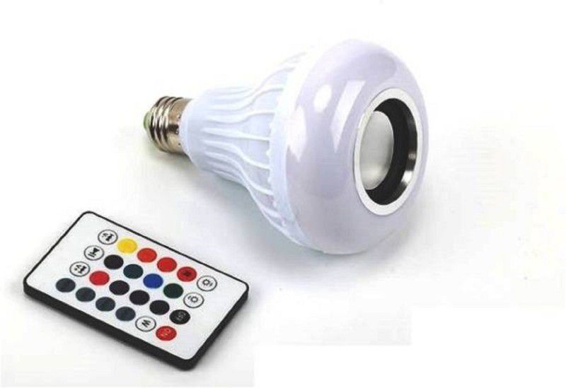 Triangle Ant Wireless Smart™ LED Night Light Bulb Speaker 56 W Bluetooth Speaker  (White, Stereo Channel)
