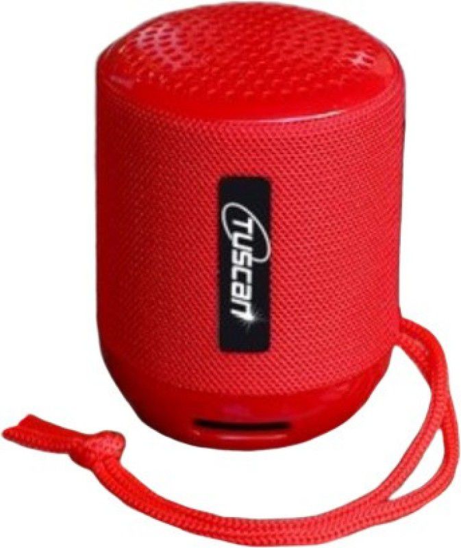Tuscan Rechargeable Bluetooth Speaker with USB 5 W Bluetooth Speaker  (Red, 2.0 Channel)