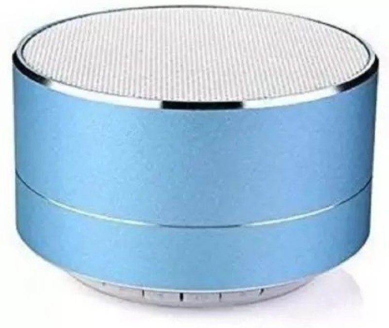 CREATION4U A10 WIRELESS SPEAKER Super Bass ,Metal Aluminium Alloy 5 W Bluetooth Speaker  (Blue, 3.1 Channel)