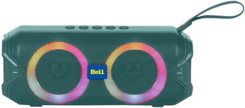 Bell BLSP344 Portable Bluetooth Wireless Speaker Compatible with Mobile Music Players 10 W Bluetooth Home Audio Speaker  (Green, Stereo Channel)