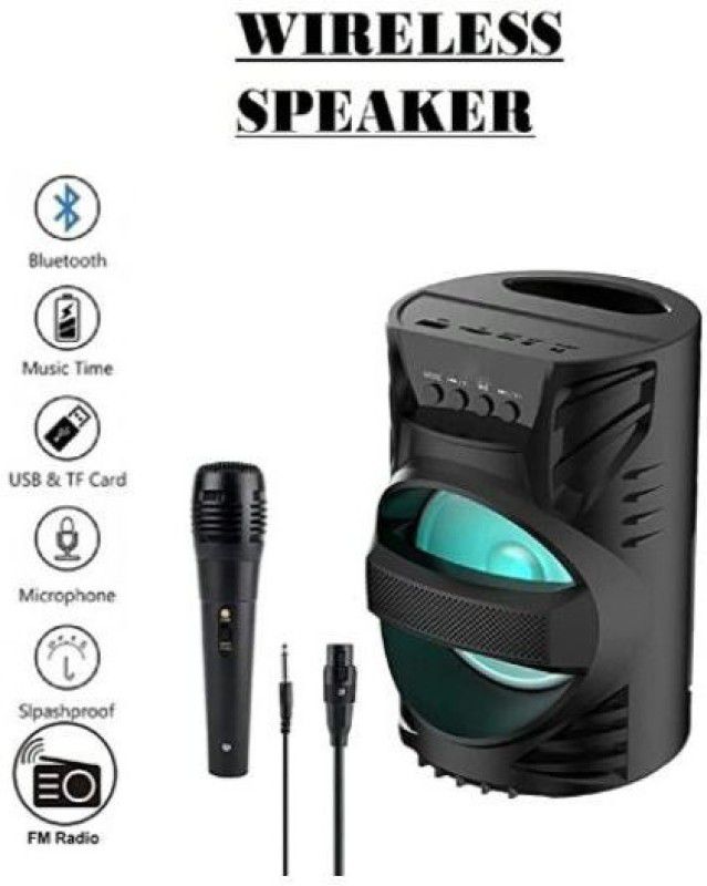 Clairbell SDL_459S LZ 4104||WS-04|| Karaoke Speaker With Mic, Home Audio Party Speaker 15 W Bluetooth Party Speaker  (Black, 4.1 Channel)
