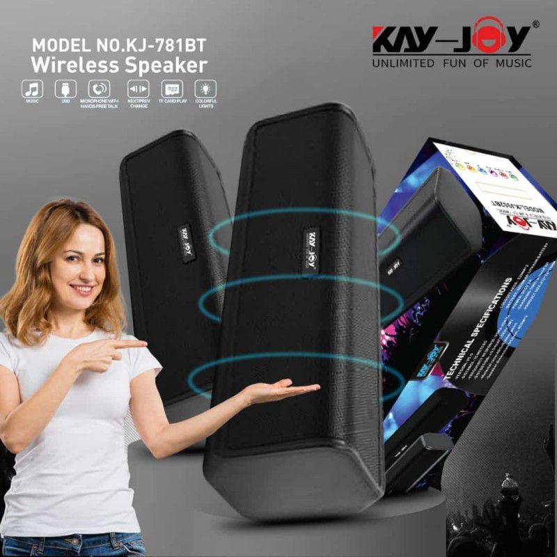Kay-Joy KJ 781 500 W Bluetooth Speaker  (Black, Stereo Channel)