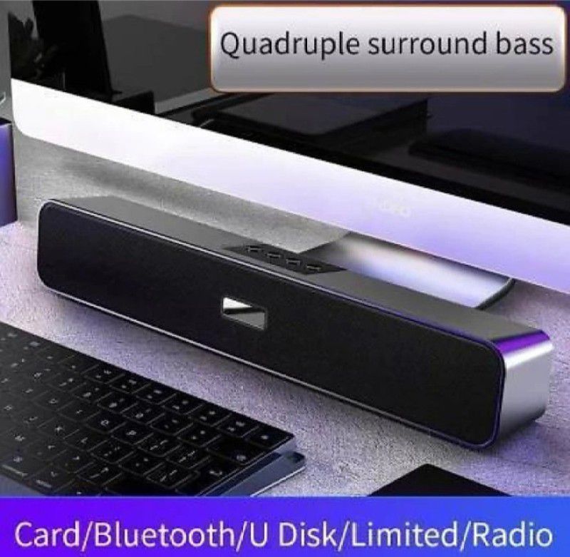 menaso sound bar new 14 10 W Bluetooth Speaker  (Black, 5.1 Channel)