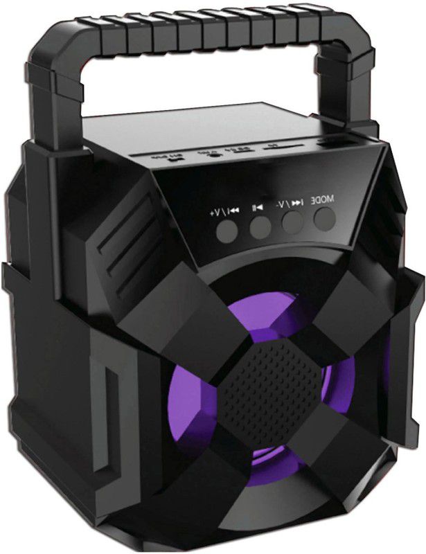 Techobucks Super Bass 10 Hours Bluetooth Party Speaker Ultra DJ Sound Blast with AUX input 10 W Bluetooth Speaker  (Black, 5.1 Channel)