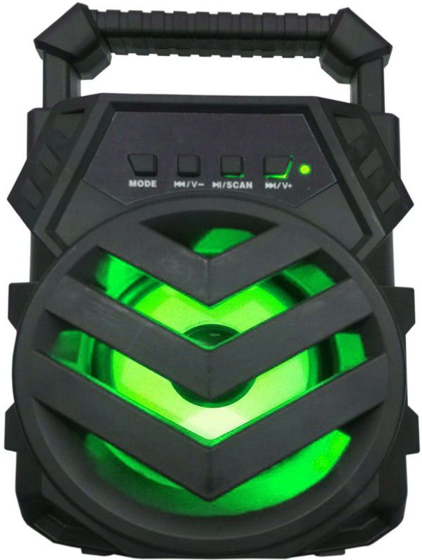 Techobucks Hot Selling High sound quality Trolley Design Bluetooth Speaker |3D sound| Splash proof| Deep Baas Stereo sound quality Ultra DJ Sound Blast Bluetooth Speaker 5 W Bluetooth Speaker  (Black, Stereo Channel)