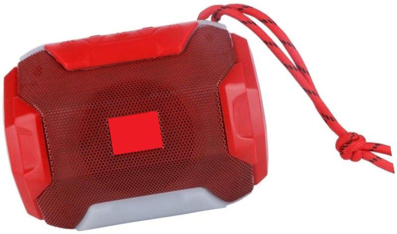 DHAN GRD A005 Bass Splashproof Wireless Bluetooth Speaker with USB | Mic | Aux | SD Card for All Laptop, Tablet & Smartphone (red) 5 W Bluetooth Speaker  (RED, 5 Way Speaker Channel)