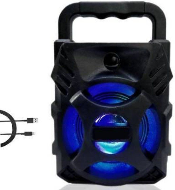 dilgona Premium quality |3D sound| Splashproof| Water resistant| Rock Beat Blast Stereo sound quality | mini Home theatre| AUX supported| wireless Speaker 5 W Bluetooth Laptop/Desktop Speaker 5 W Bluetooth Speaker  (Black, Stereo Channel)