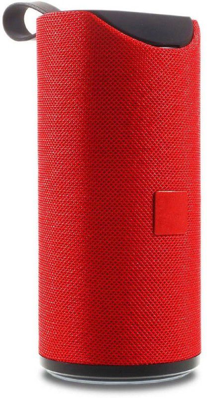 G2L 3D sound TG 113 Bluetooth Wireless Splashproof Speaker with Dual Bass supports AUX, FM, USB, TF card Best Travel Portable Mini home Theatre 10 W Bluetooth Speaker  (Red, Stereo Channel)