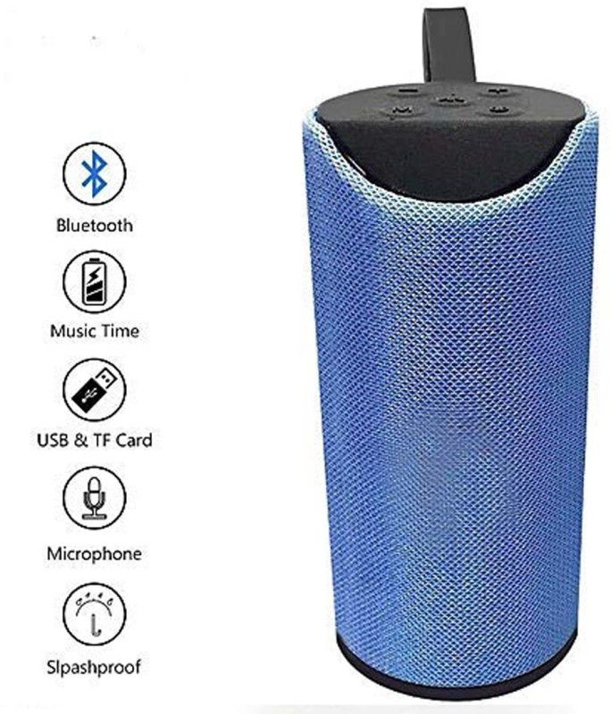 tsw TG 113 Portable Bluetooth Speaker 10 W Bluetooth Speaker  (Blue, 2.0 Channel)