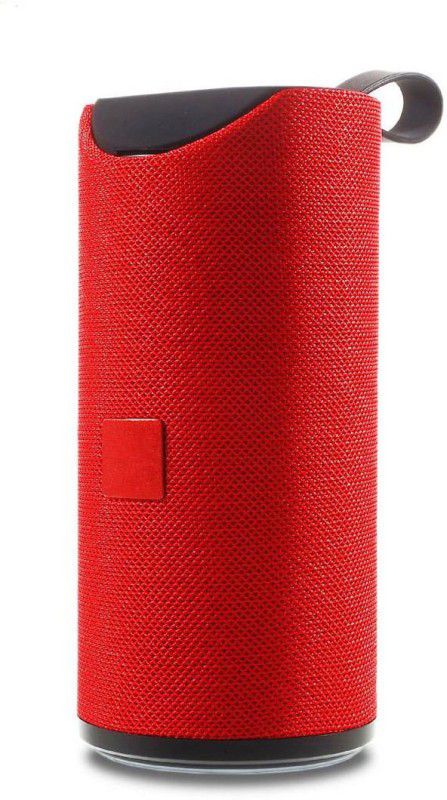 G2L Heavy Bass TG 113 Bluetooth Wireless Splashproof Speaker with Dual Bass supports AUX, FM, USB, TF card Best Travel Portable Mini home Theatre 10 W Bluetooth Speaker  (Red, Stereo Channel)