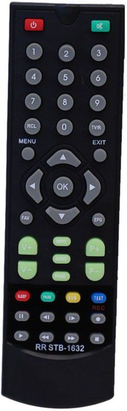 Upix 359 DTH Remote Compatible for SSDN Set Top Box (EXACTLY SAME REMOTE WILL ONLY WORK) Remote Controller  (Black)