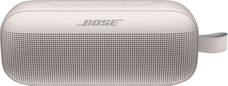 Bose SoundLink Flex with IPX67 Rating Bluetooth Speaker  (White, Stereo Channel)