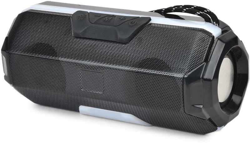 VibeX Wireless Mini Bloothooth Speaker With Led-SpK-311 10 W Bluetooth Speaker  (Azure Black, Stereo Channel)