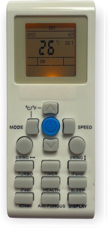 Upix LT-171VC (with Backlight) AC Remote Compatible for Aux AC (EXACTLY SAME REMOTE WILL ONLY WORK) Remote Controller  (White)