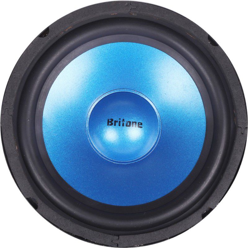 BRITONE 8 INCH COLOURED WOOFER BLUE CONE 90X17 MAGNET 4 OHMS 40 WATTS RMS POWER 40 W Car Speaker  (Black, Stereo Channel)