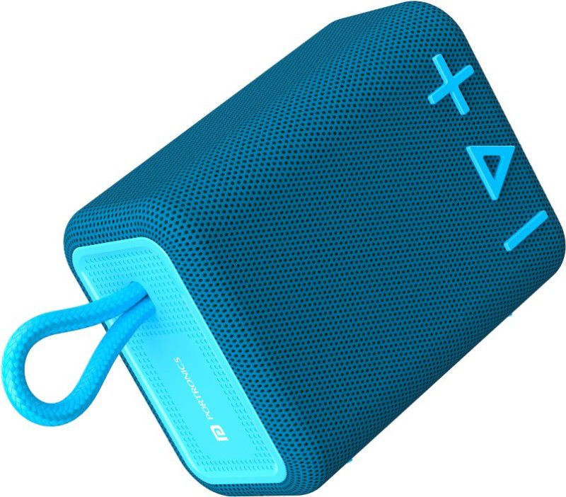 Portronics Breeze 4 Portable Speaker 5W with TWS Connectivity, Built-in-Mic, 8Hrs Playback 5 W Bluetooth Speaker  (Blue, Mono Channel)