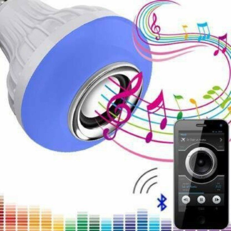Treadmill LED Light Bulb, Smart 12W B22 LED Bluetooth 3.0 Speaker Music Bulb 10 W Bluetooth Party Speaker  (White, 4.2 Channel)