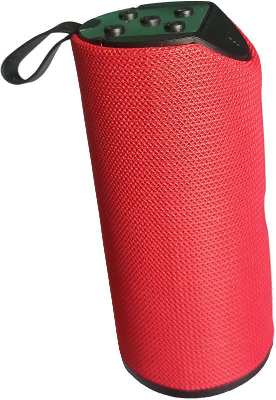 Aarjoric New Edition Ultra 3D High Bass A6 with Stereo bass sound M-211 Bluetooth Speaker 5 W Bluetooth Speaker  (Red, Stereo Channel)