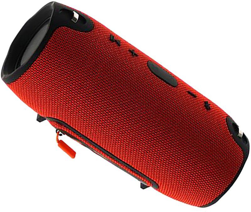 MSEE RS04_Pop Sound Xtreme ||USB Port, AUX & Memory Card Slot||Wireless Portable 18 W Bluetooth Speaker  (Red, 2.1 Channel)