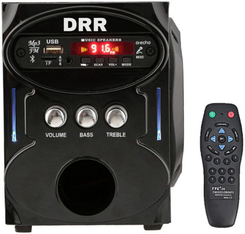 DRR NANO ET-1010 BT 30 W Bluetooth Home Theatre  (Black, 2.0 Channel)