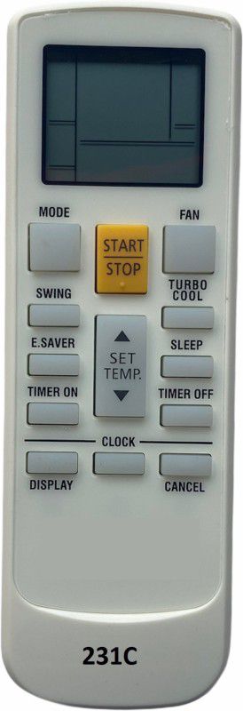 Upix SH-231C AC Remote Compatible for Croma AC (EXACTLY SAME REMOTE WILL ONLY WORK) Remote Controller  (White)