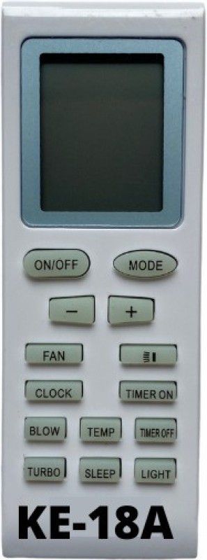 Upix SH-KE18A AC Remote Compatible for Kelvinator AC (EXACTLY SAME REMOTE WILL ONLY WORK) Remote Controller  (White)