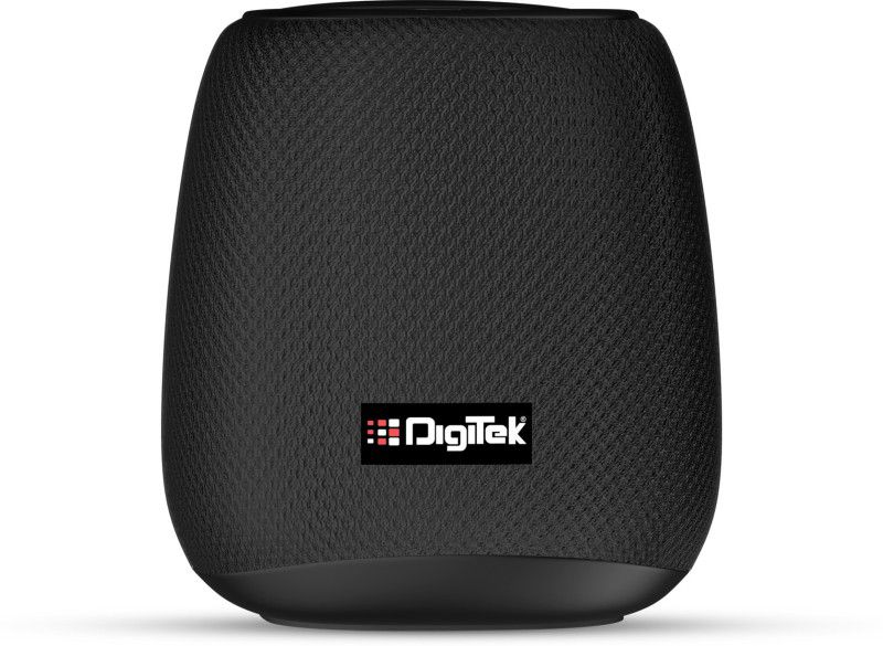 DIGITEK Super BASS Portable Bluetooth 5.0 Wireless Speaker | with HD Sound 8W Output | TWS |in Built Mic | Up to 7 Hours Playtime (Multi Colour) (DBS-210) 8 W Bluetooth Speaker  (Black, Stereo Channel)