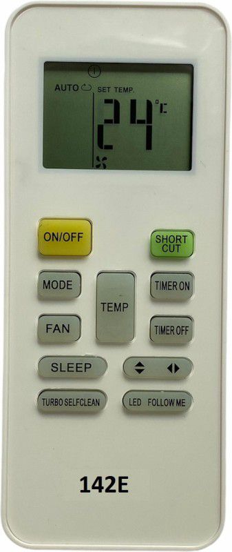 Upix SH-142R AC Remote Compatible for Reconnect AC (EXACTLY SAME REMOTE WILL ONLY WORK) Remote Controller  (White)