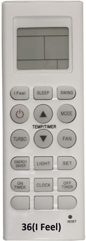 Upix SH-36(I Feel) AC Remote Compatible for Llyod AC (EXACTLY SAME REMOTE WILL ONLY WORK) Remote Controller  (White)